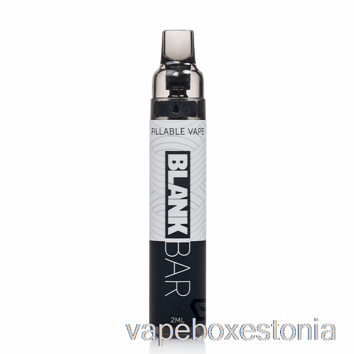 Vape Box Estonia Blank Bar 15k ühekordse Kasutusega Pod System Must / Valge